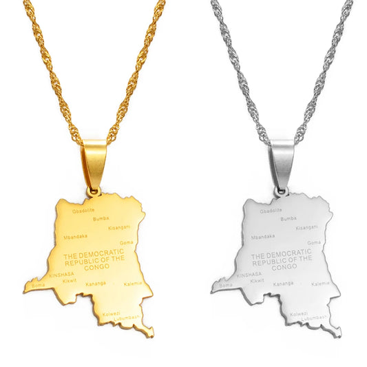 Democratic Republic of  Congo Necklace