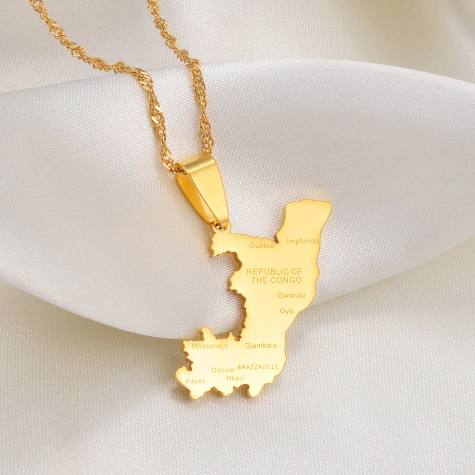 Republic Of Congo Necklace