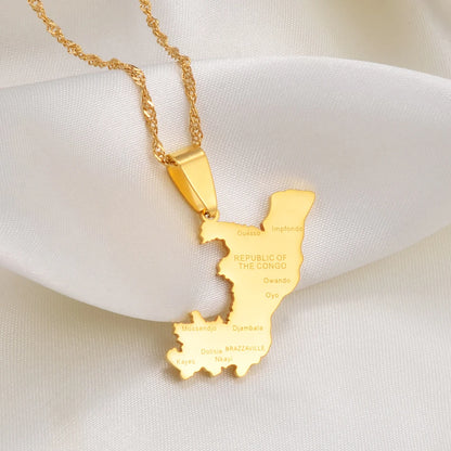 Republic Of Congo Necklace